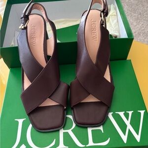 J. Crew Dark Brown Women's Sandals